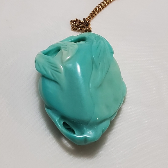 VTG Kenneth Lane signed Pendant Necklace